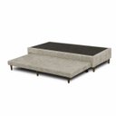 Ver imagem 3 de Base Cama Box Solteiro com Cama Auxiliar 0,88 Laura Vilajo: Suede Crush Cappucino