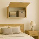 Ver imagem 6 de Armário Aéreo Porta Basculante 70 Cm Amadeirado Rafaro