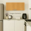 Ver imagem 3 de Armário Aéreo Porta Basculante 70 Cm Amadeirado Rafaro