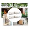 Kit 2 Dobradiças Pino Pivotante Aço Inox Porta Giratória 360°-150x25mm Facil Negocio Importadora 2do - 1