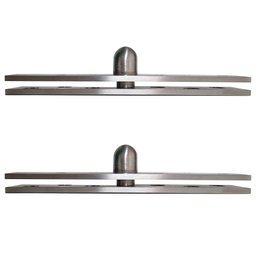 Kit 2 Dobradiças Pino Pivotante Aço Inox Porta Giratória 360°-150x25mm Facil Negocio Importadora 2do - 7