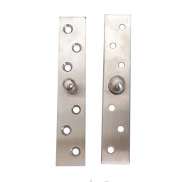 Kit 2 Dobradiças Pino Pivotante Aço Inox Porta Giratória 360°-150x25mm Facil Negocio Importadora 2do - 9
