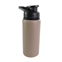 Garrafa Squeeze de Alumínio 600ml com Alça - Bege - 2