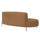 Ver imagem 6 de Sofá Orgânico 2 Lugares 150cm Argos Pés Ouro Fosco Bouclé Terracota - Nexta Casa