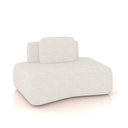Ver imagem 6 de Sofá 4 Lugares Orgânico com Chaise e 3 Módulos Berlim bouclê Off K01 - D'Rossi Off White-