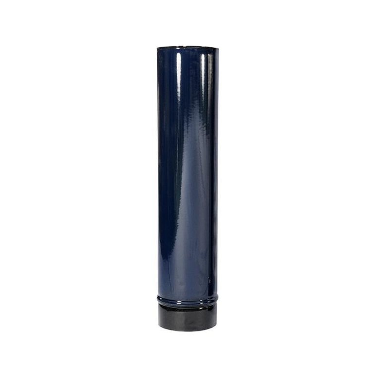 CANO CHAMINE ESMALTADO AZUL 50 CM 110 MM CANO CHAMINE ESMALTADO AZUL 50 CM 110 MM