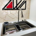 Ver imagem 2 de Cuba Cascata Gourmet Premium com Torneira Aço Inox 304