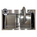 Ver imagem 3 de Cuba Cascata Gourmet Premium com Torneira Aço Inox 304