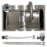 Cuba Cascata Gourmet Premium com Torneira Aço Inox 304 - 4