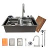 Cuba Cascata Gourmet Premium com Torneira Aço Inox 304 - 5