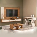 Ver mais imagens de Painel Tv Mesa Aparador Sala Pdh4641 Cinamomo Off White Arly