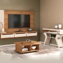 Ver imagem 2 de Painel Tv Mesa Aparador Sala Pdh4641 Cinamomo Off White Arly