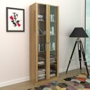 Ver imagem 3 de Kit 3 Armários Multiuso de Escritório com 6 Portas