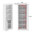 Ver imagem 4 de Kit 3 Armários Multiuso de Escritório com 6 Portas Branco