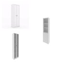 Ver imagem 2 de Kit 3 Armários Multiuso de Escritório com 6 Portas