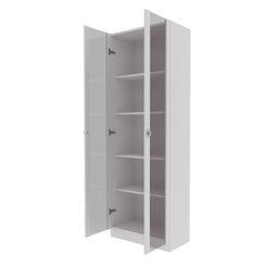 Kit 3 Armários Multiuso de Escritório com 6 Portas - 7