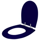 Ver imagem 2 de Assento Sanitário Laqueado Polo Azul para vaso Hervy
