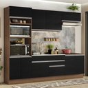 Ver imagem 1 de Armário de Cozinha Completa 270cm Rustic/preto