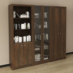 Kit 3 Armários Multiuso de Escritório com 6 Portas - 1