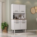 Ver imagem 1 de Kit Pop Plus - Armario para Cozinha Mdp 4 Portas 2 Gavetas