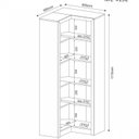 Ver imagem 5 de Kit 4 Armários Multiuso de Escritório com 6 Portas