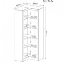 Ver imagem 3 de Kit 4 Armários Multiuso de Escritório com 6 Portas Branco