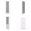 Ver imagem 2 de Kit 4 Armários Multiuso de Escritório com 6 Portas Branco