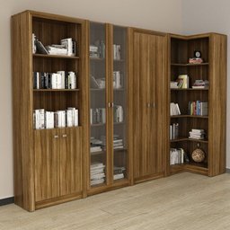 Kit 4 Armários Multiuso de Escritório com 6 Portas - 1