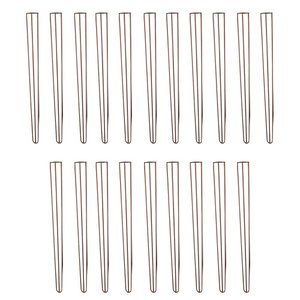 Kit 20 Pés de Metal 90 CM Hairpin Legs Aparador e Mesa de Canto Bronze