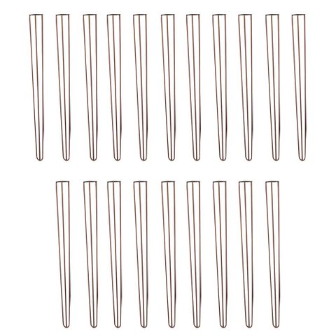 Kit 20 Pés de Metal 90 CM Hairpin Legs Aparador e Mesa de Canto Bronze