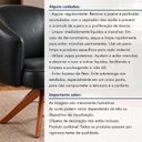 Ver mais imagens de Poltrona Giratória Corino Base Madeira Maciça Juliana