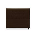 Ver imagem 2 de Cabeceira Estofados Casal Quarto 1,44cm Betina Suede Marrom Madelina Decor
