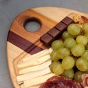 Ver imagem 3 de Tábua de Frios Gourmet em Madeira Marchetada para Mesa-Posta