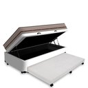Ver imagem 3 de Box Baú + Aux e Colchão de Mola Ensacada D' Angelis Classic 88 cm
