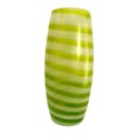 Ver imagem 2 de Vaso Decorativo em Vidro com Listras Verdes 24,5cm