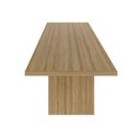 Ver imagem 6 de Kit 7 Peças com Uma Mesa de Reunião e 6 Cadeiras de Escritório Tela Mesh Espresso Móveis Marrom/Amêndoa/Preto