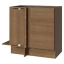 Ver imagem 1 de Balcão de Canto Stella 1 Porta MDP 94cm Rustic Madesa com Puxador Slim em Alumínio