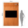 Painel Ripado para Tv até 55 Polegadas Intense 135cm - 2