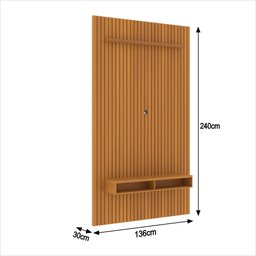 Painel Ripado para Tv até 55 Polegadas Intense 139cm - 8