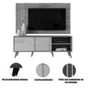 Ver imagem 3 de Bancada com Painel para TV até 65" Ares Cumaru/Opala