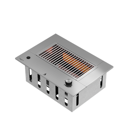 Churrasqueira a Gas de Embutir Dxx300 Compact Dinoxx Grelha Uruguaia em Inox - Gn