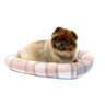 Cama Super Fofa Xadrez Rosa - G - 2