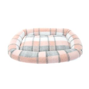 Cama Super Fofa Xadrez Rosa - G