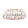 Cama Super Fofa Xadrez Rosa - G - 1