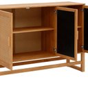 Ver imagem 3 de Aparador Buffet de Madeira com 3 Portas com Palhinha / Coleção Acapulco