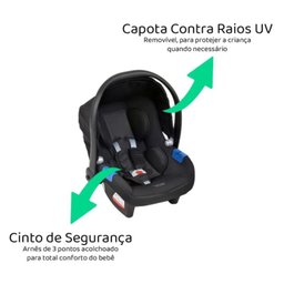 Conjunto Carrinho e Bebê Conforto Travel S Riok Burigotto - 4