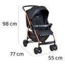 Ver imagem 5 de Conjunto Carrinho e Bebê Conforto Travel S Riok Burigotto