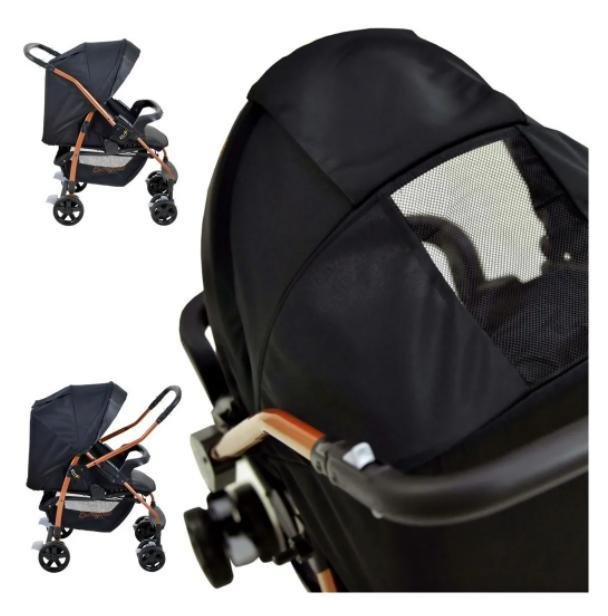 Conjunto Carrinho e Bebê Conforto Travel S Riok Burigotto - 10