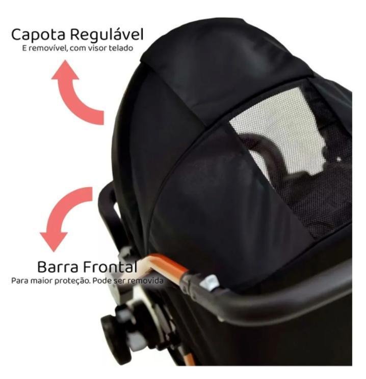 Conjunto Carrinho e Bebê Conforto Travel S Riok Burigotto - 2