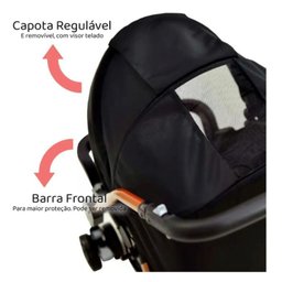 Conjunto Carrinho e Bebê Conforto Travel S Riok Burigotto - 2